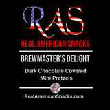 RAS Brewmasters Delight Dark Chocolate Covered Mini Pretzels 8oz.