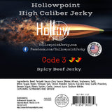Code 3 Hot Beef Jerky Hollowpoint Jerky Ingredients