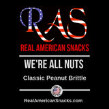 RAS We're All Nuts Peanut Brittle 4oz.