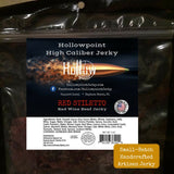 red stiletto beef brisket jerky hollowpoint 3 oz