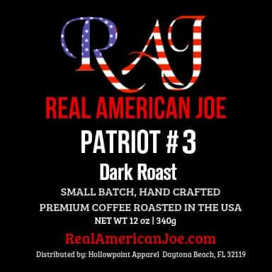 Real American Joe Patriot #3 Dark Roast Coffee